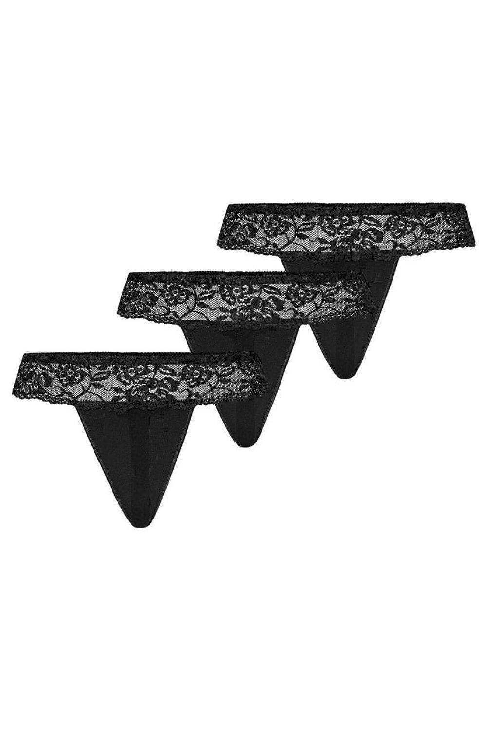 Tangas aus Baumwolle und Spitze - Stay Covered