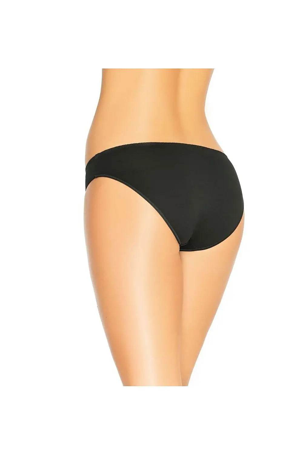 Bamboo Black Essentials – Damen-Slips Schwarz im 3er-Pack - Stay Covered