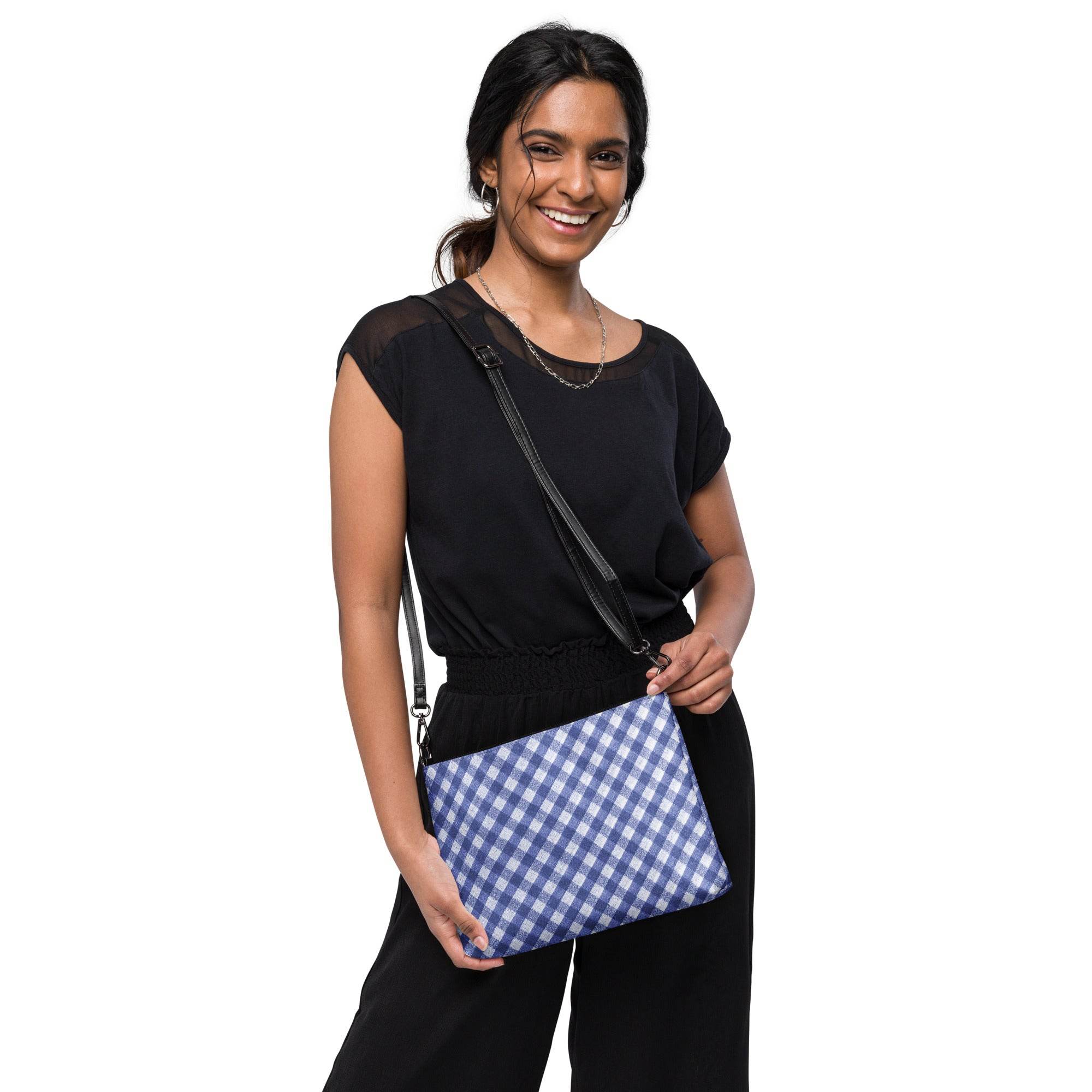Mystical Tasche- Blauweiß kariert - Stay Covered