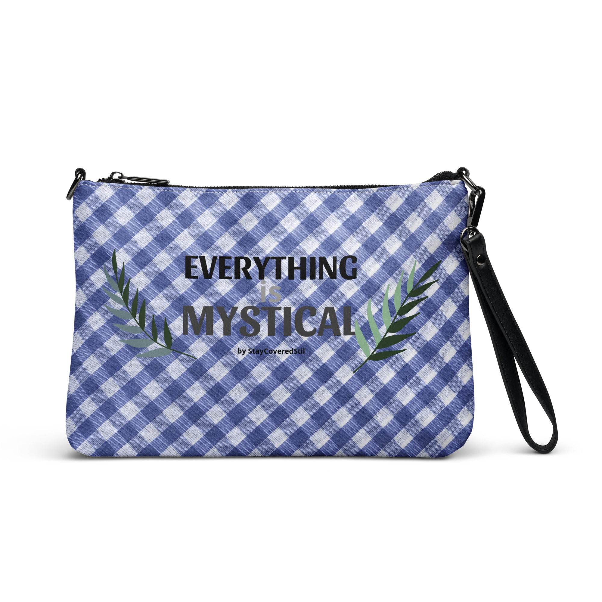 Mystical Tasche- Blauweiß kariert - Stay Covered