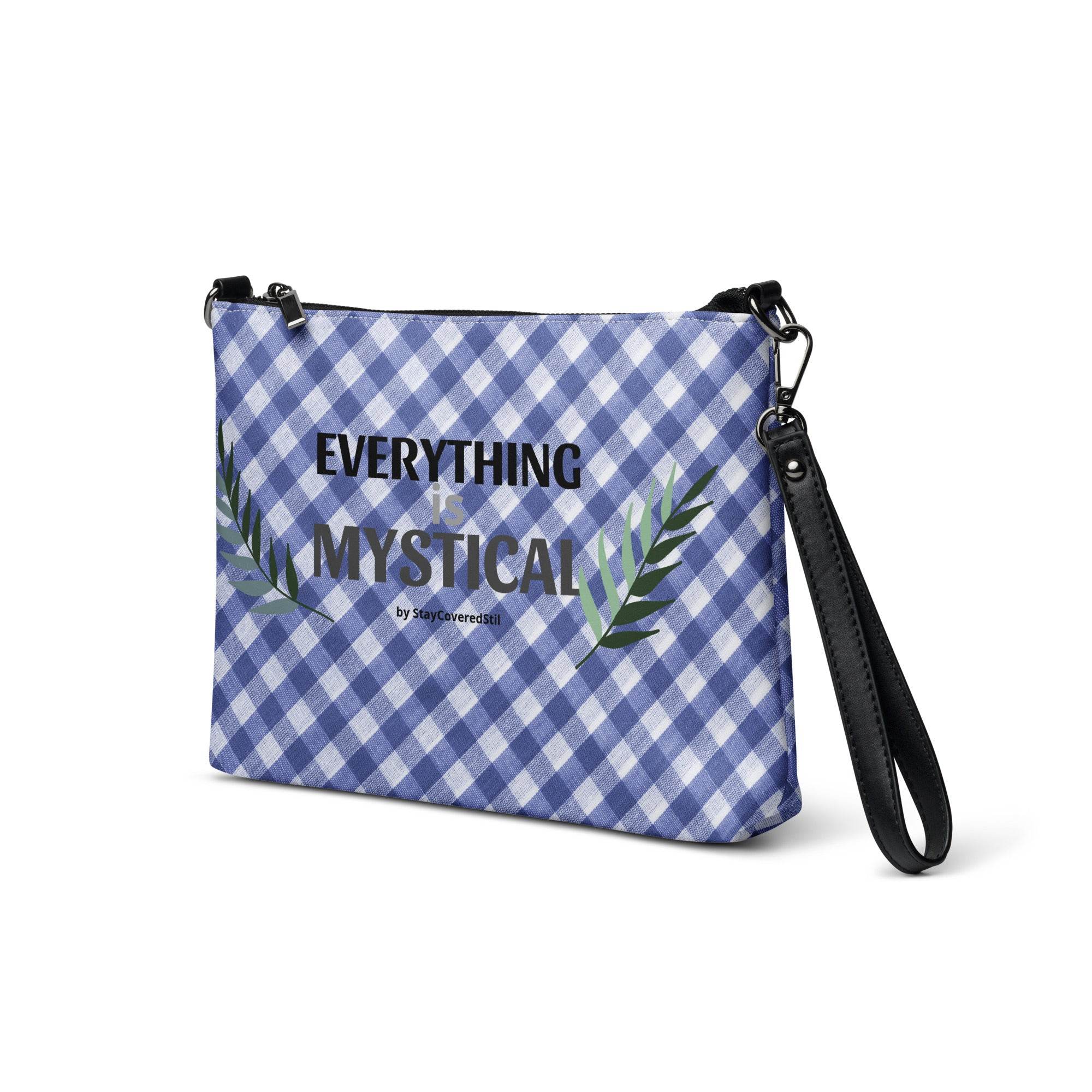 Mystical Tasche- Blauweiß kariert - Stay Covered