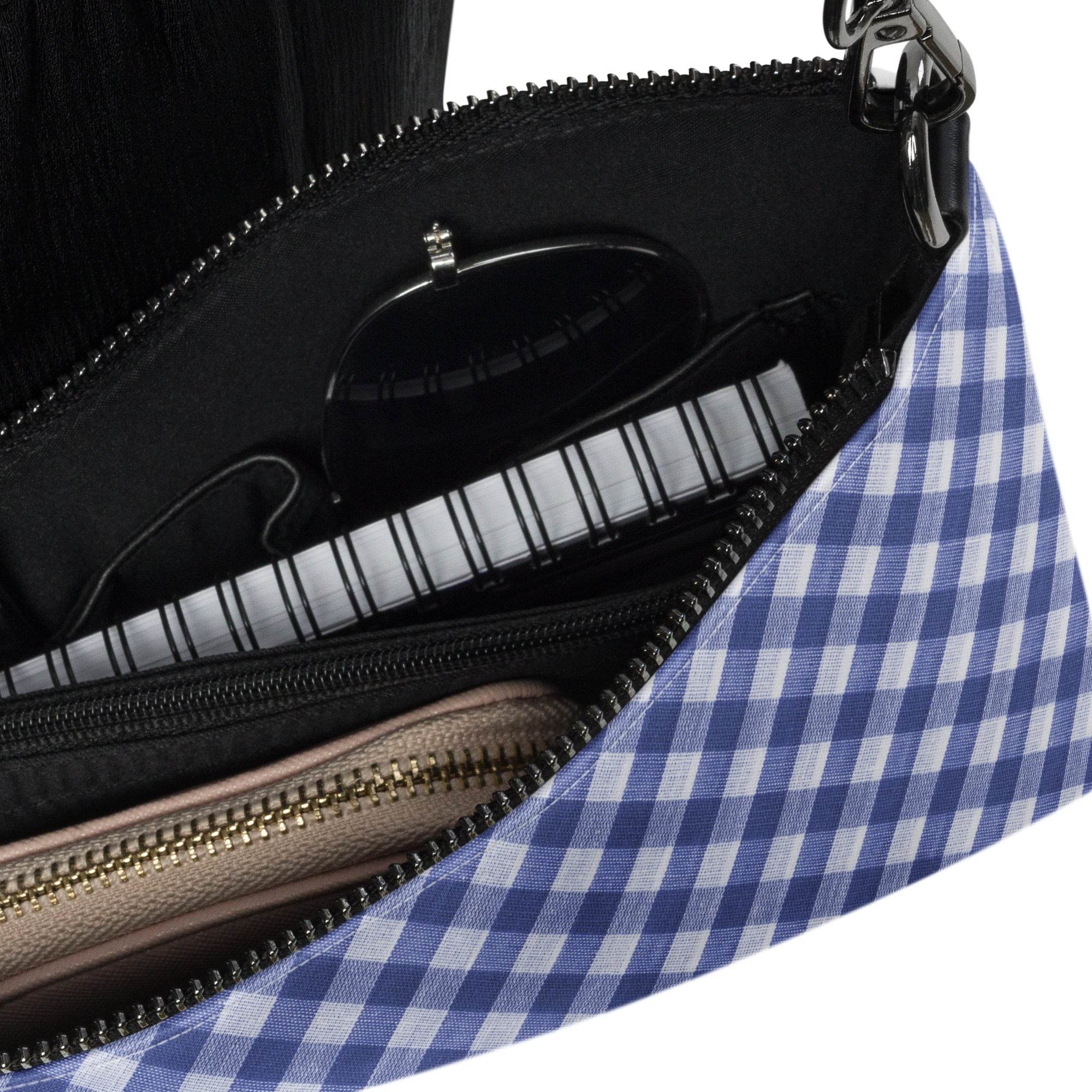 Mystical Tasche- Blauweiß kariert - Stay Covered