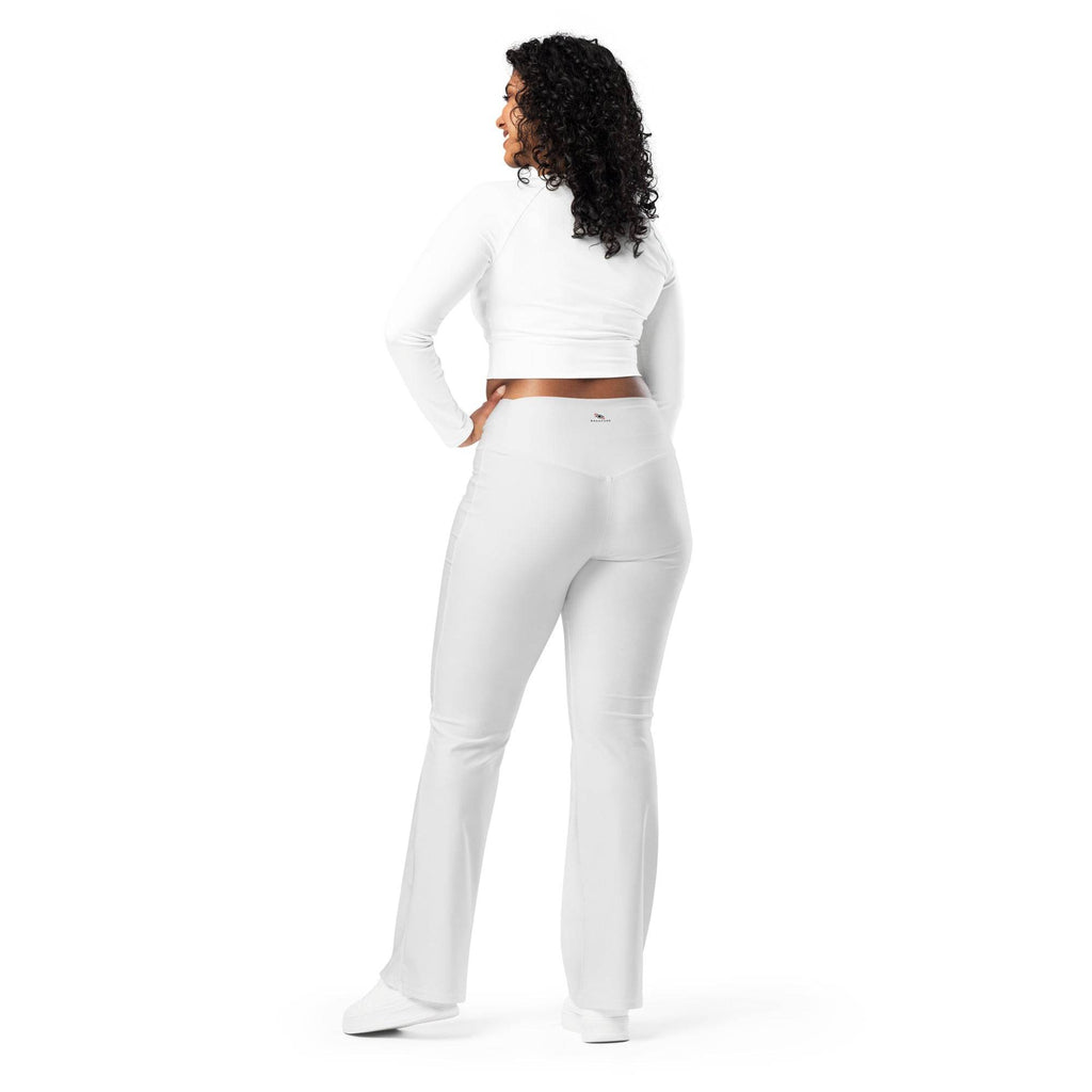 Leggings mit Schlag - Weiß - Stay Covered
