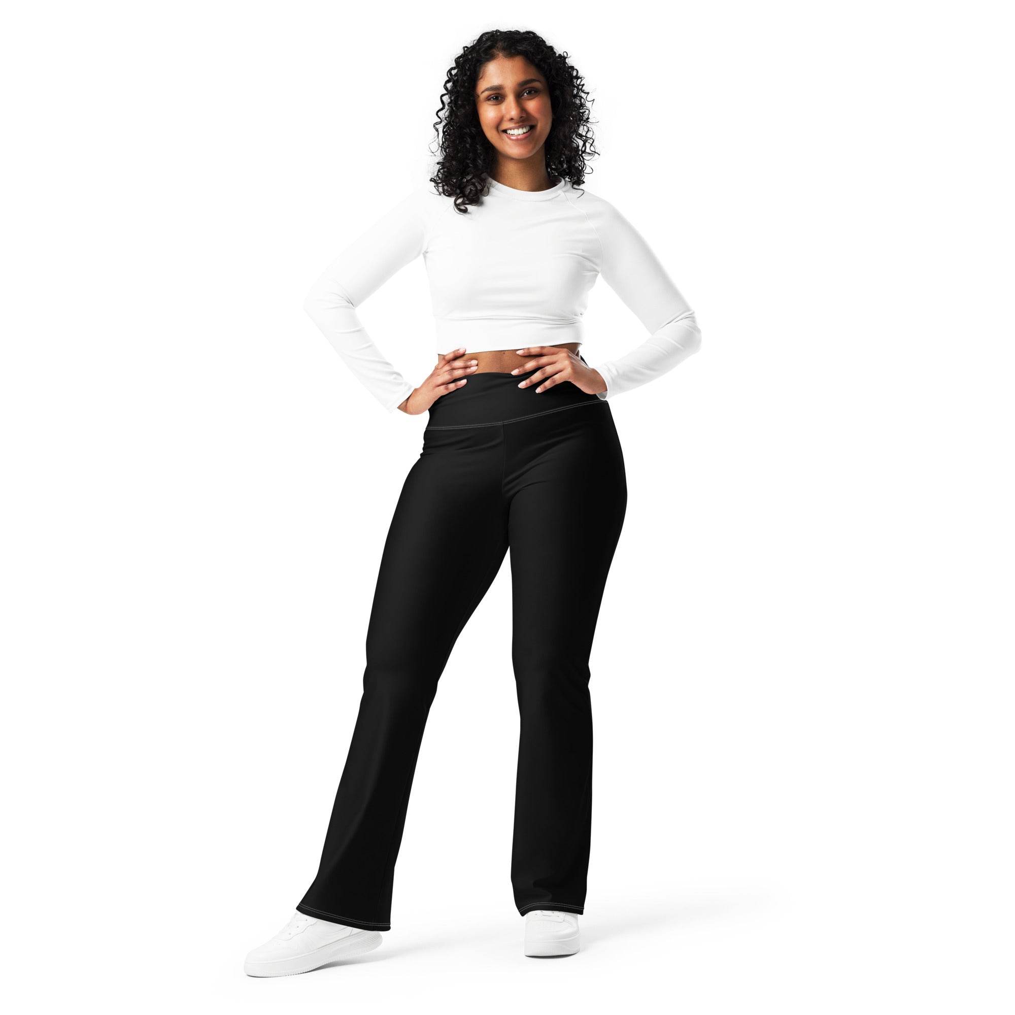 Leggings mit Schlag - Schwarz - Stay Covered