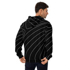 Unisex Hoodie Dynamic Currents - Schwarz - Stay Covered