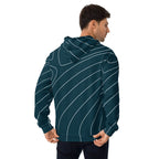 Unisex Hoodie Dynamic Currents - Stahlblau - Stay Covered