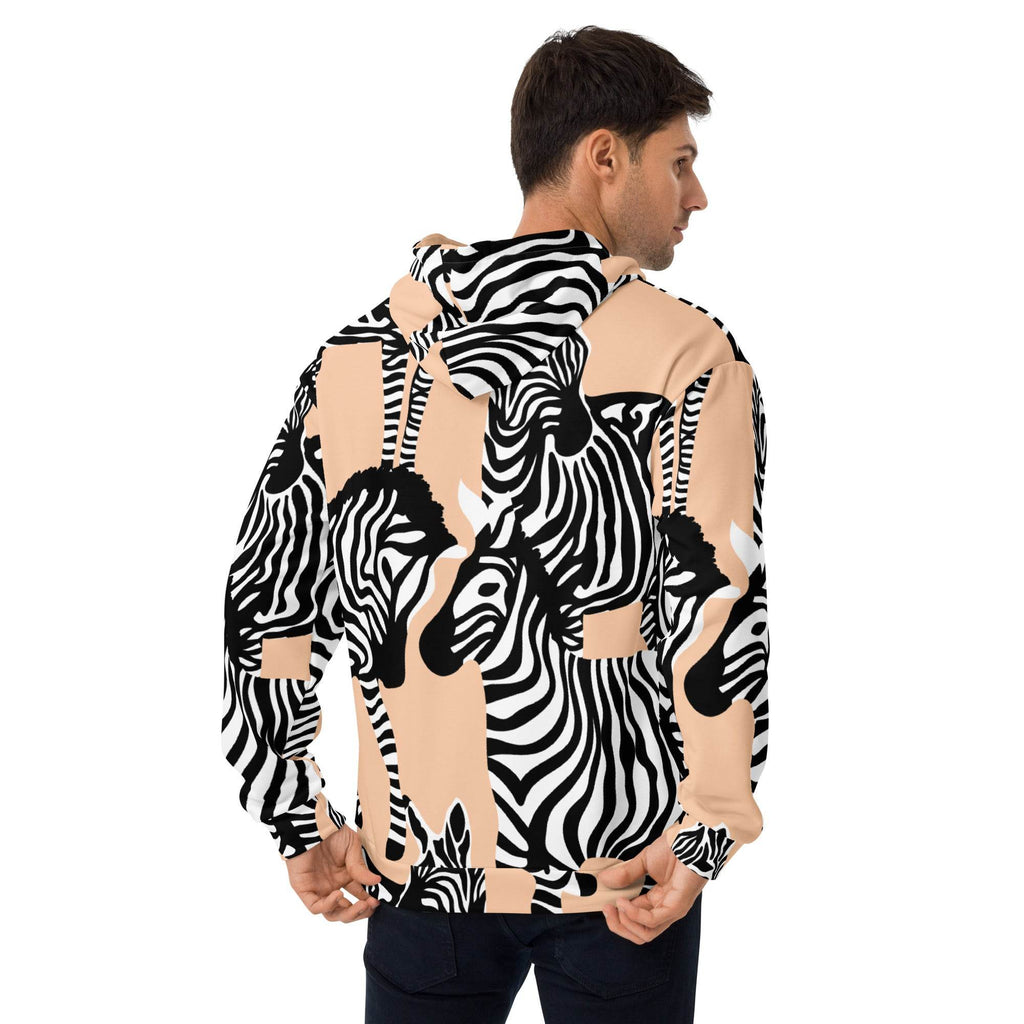 Unisex Animal Hoodie - Zebra - Stay Covered