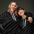 Unisex Hoodie Dynamic Currents - Schwarz - Stay Covered