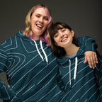 Unisex Hoodie Dynamic Currents - Stahlblau - Stay Covered