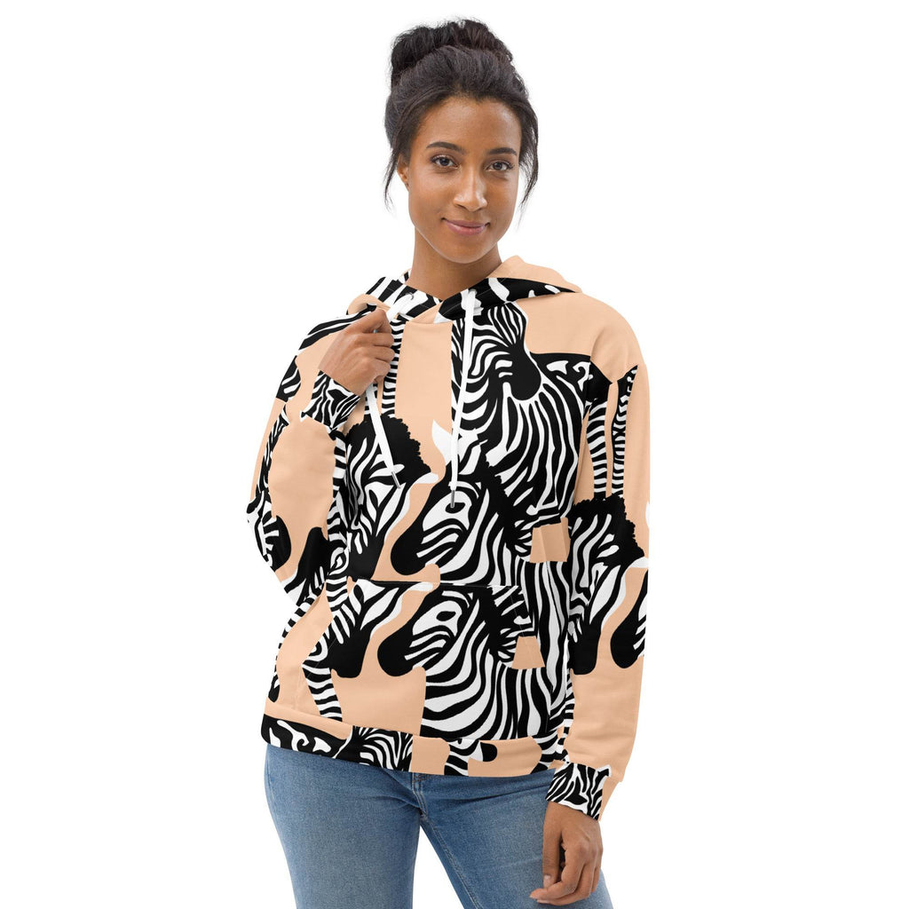 Unisex Animal Hoodie - Zebra - Stay Covered