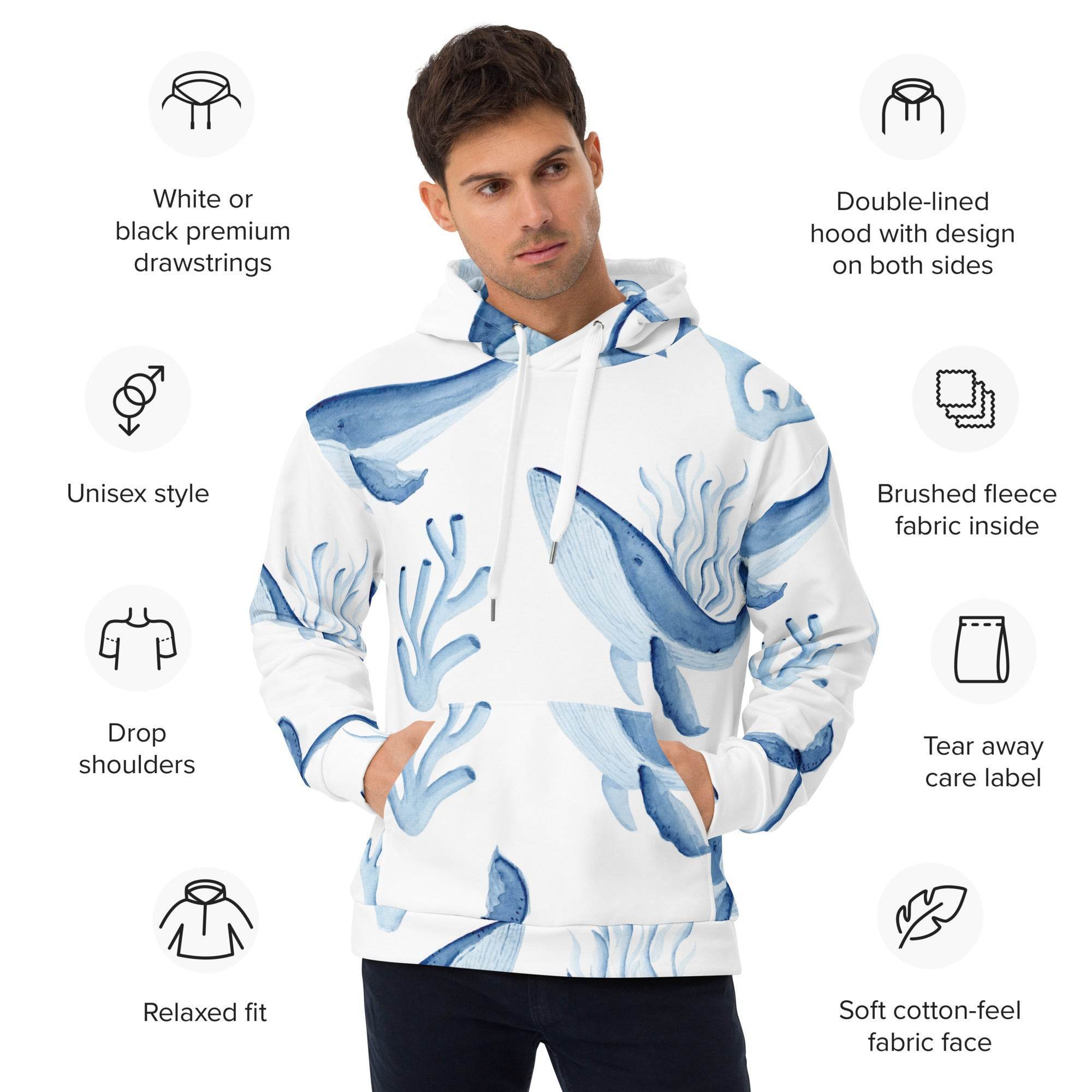 Unisex Animal Hoodie - Wale - Stay Covered