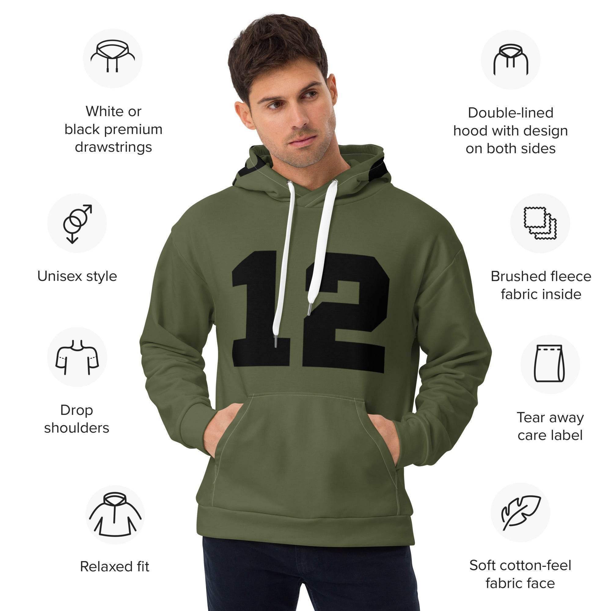 Unisex Hoodie Discipline - Grün - Stay Covered