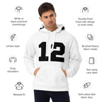Unisex Hoodie Discipline - Weiß - Stay Covered