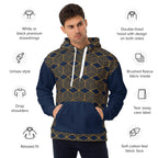 Unisex Hoodie - Eklipse Blau - Stay Covered