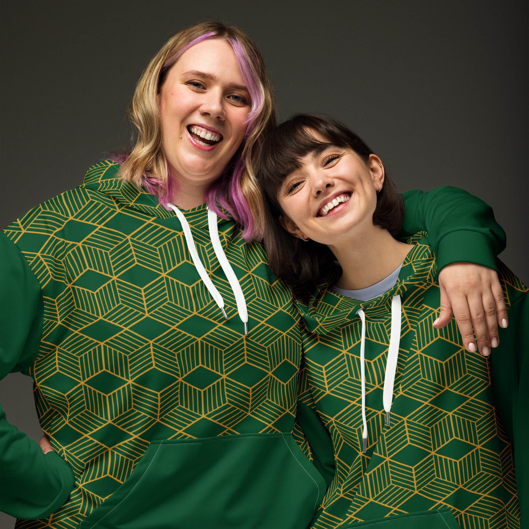 Unisex Hoodie - Eklipse Grün - Stay Covered