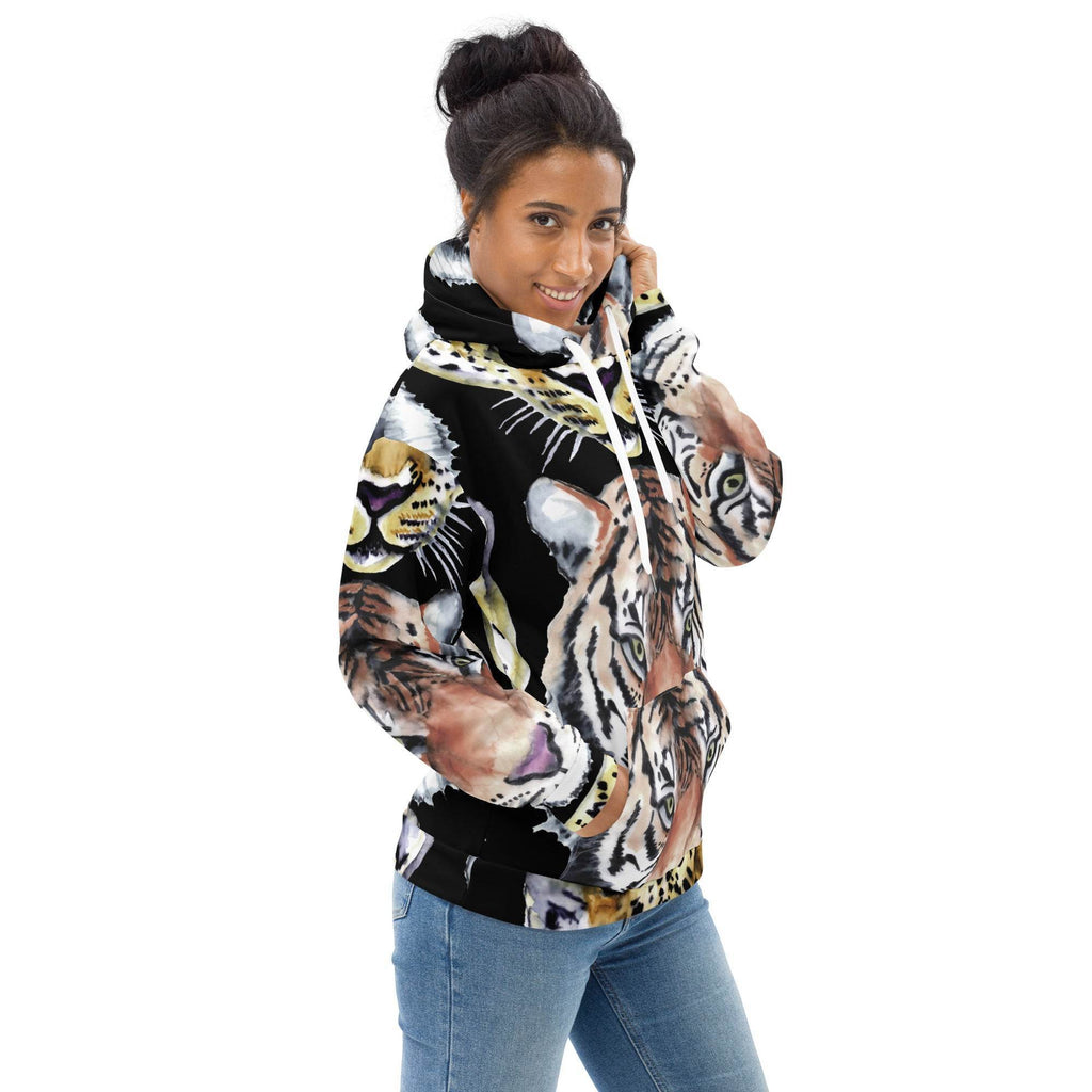 Unisex Animal Hoodie - Tiger - Stay Covered
