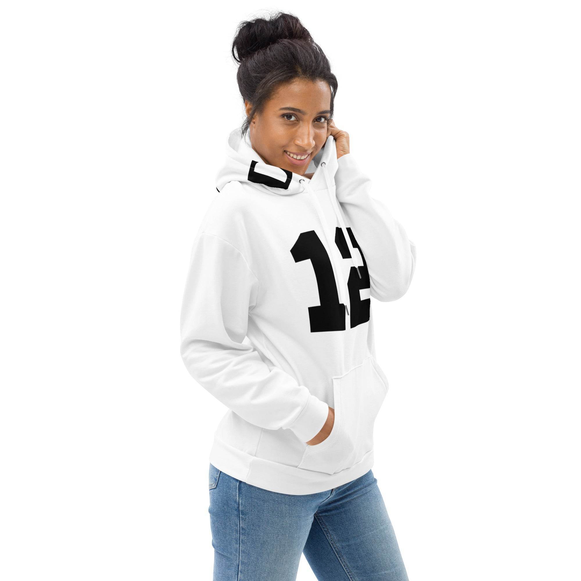 Unisex Hoodie Discipline - Weiß - Stay Covered
