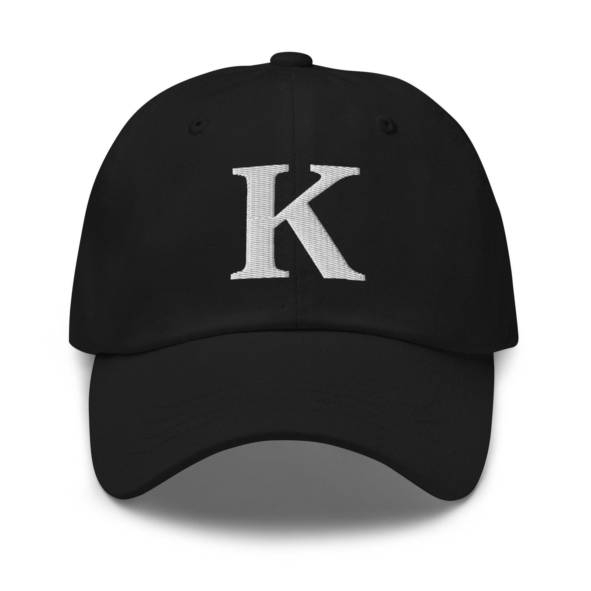 Dad Cap Alphabet -Schwarz - Stay Covered