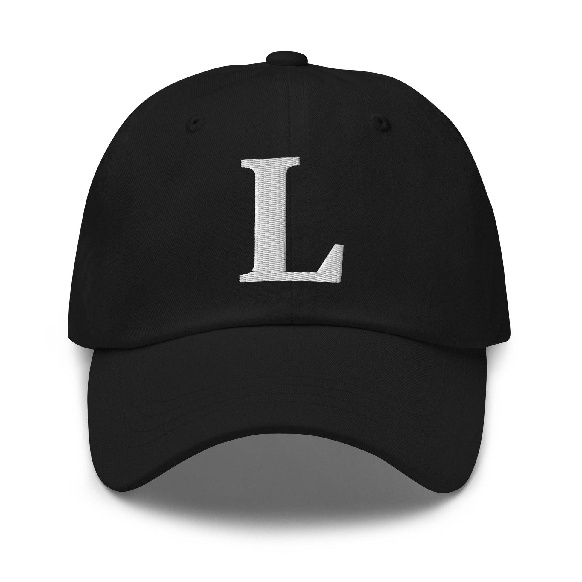 Dad Cap Alphabet -Schwarz - Stay Covered