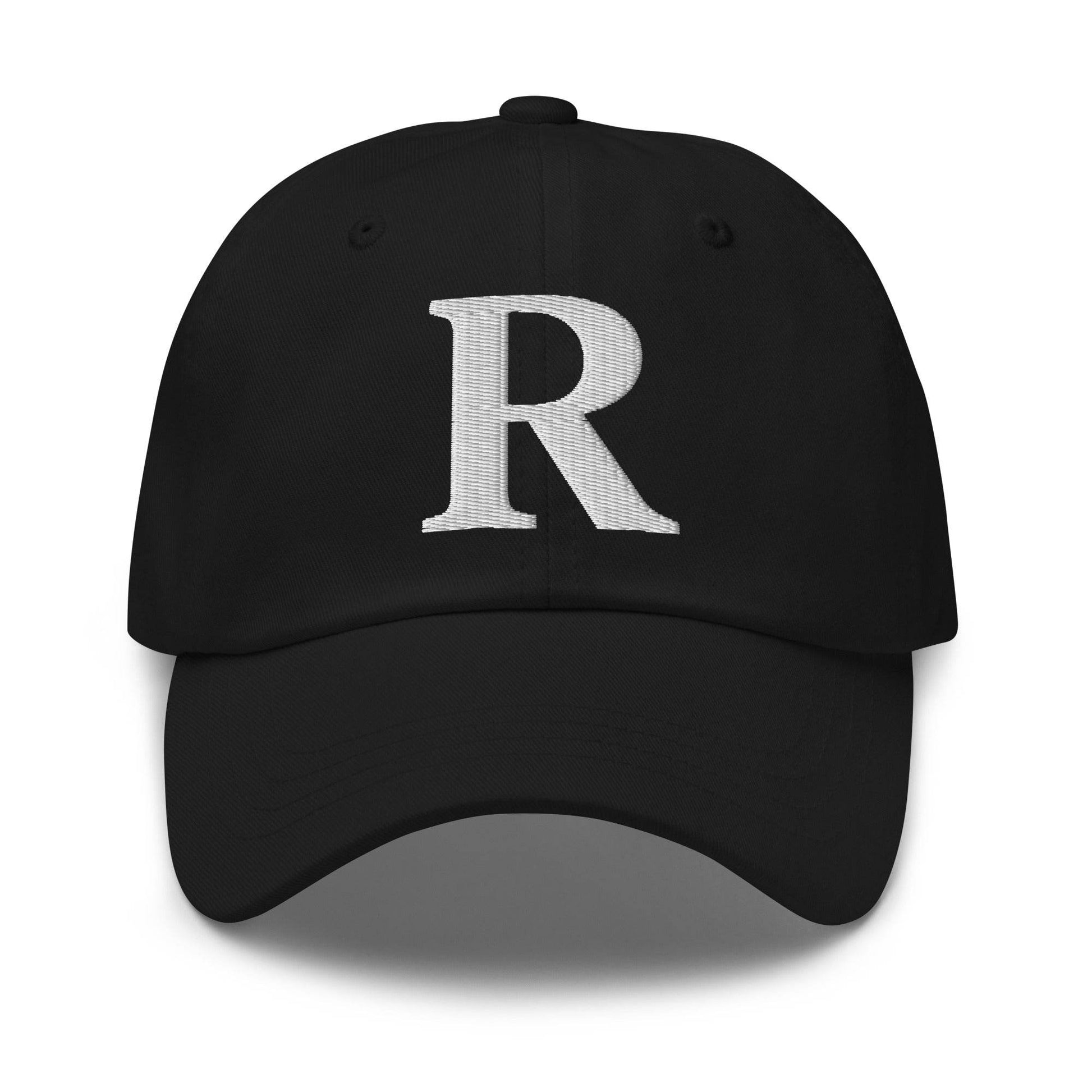 Dad Cap Alphabet -Schwarz - Stay Covered