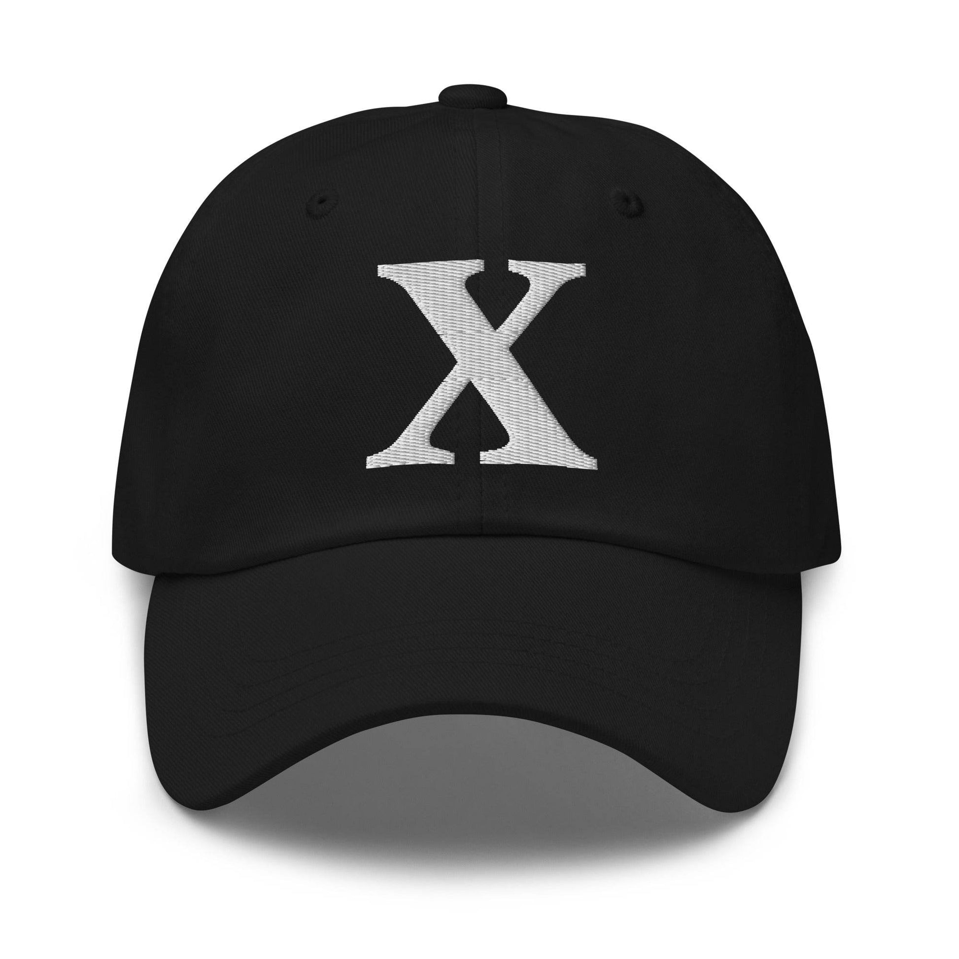Dad Cap Alphabet -Schwarz - Stay Covered