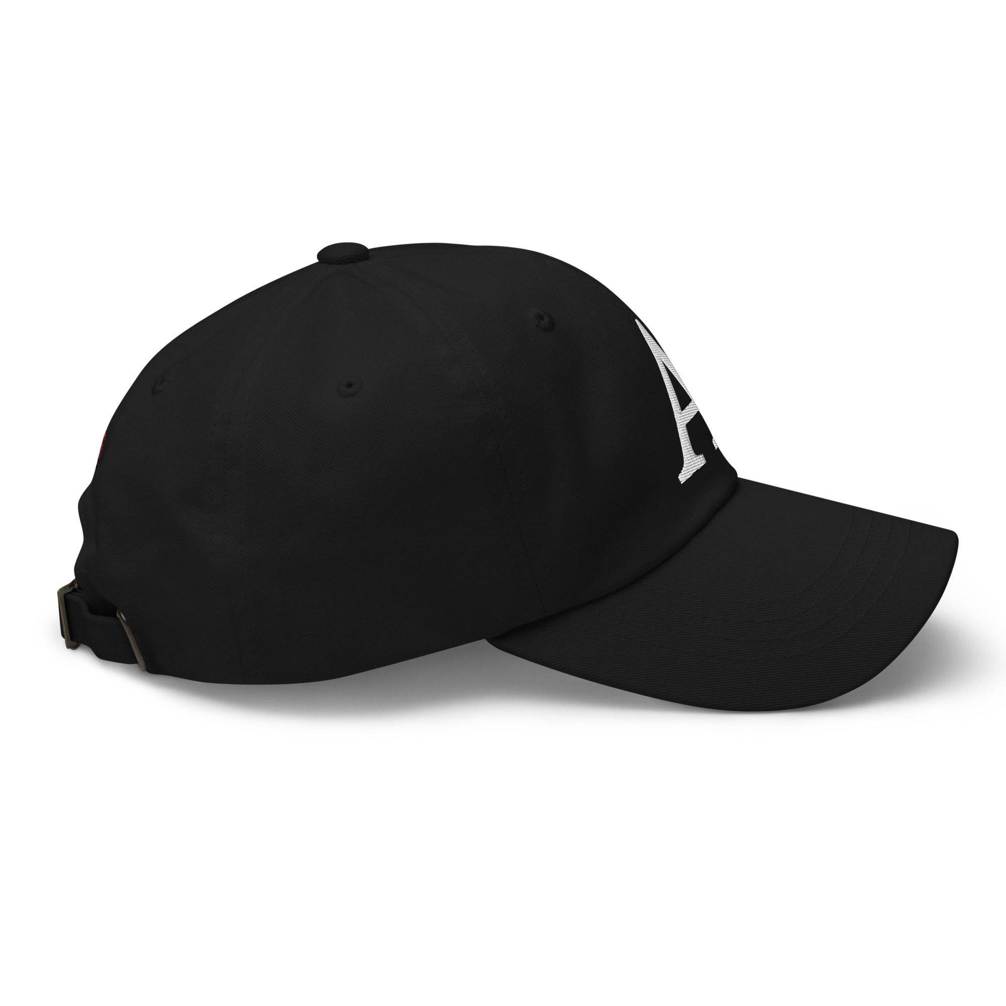 Dad Cap Alphabet -Schwarz - Stay Covered