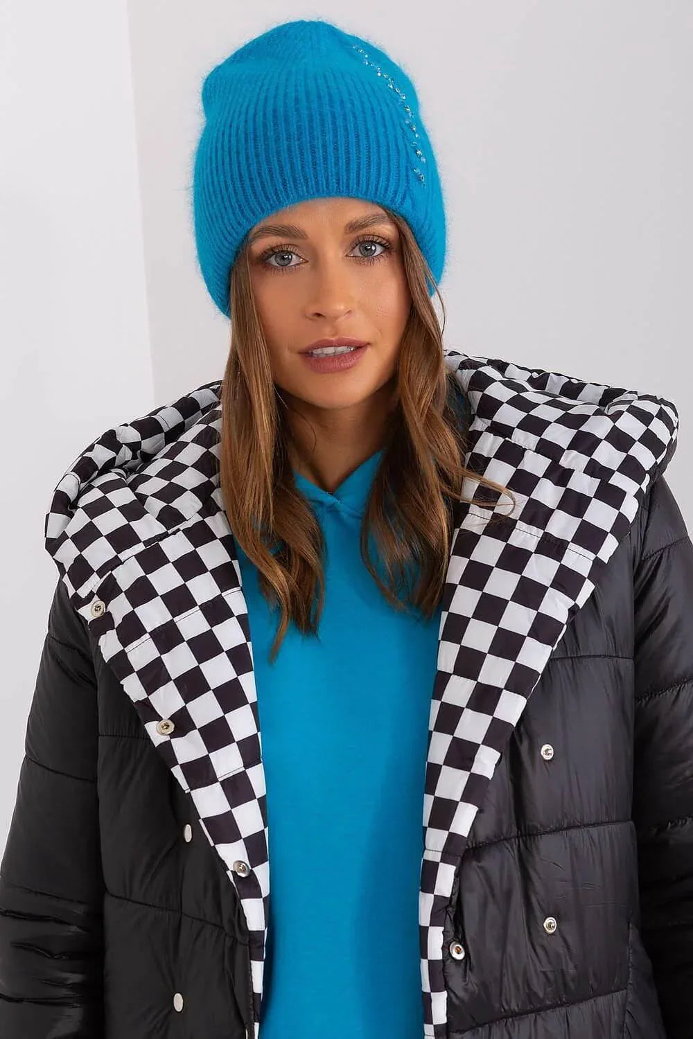 Mütze Model 189247 AT mit Flechtmuster - Stay Covered