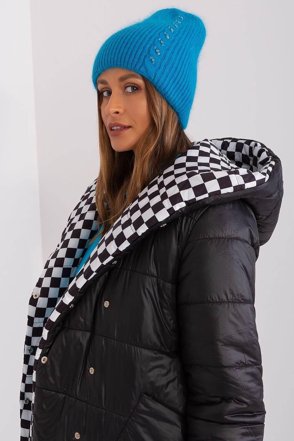 Mütze Model 189247 AT mit Flechtmuster - Stay Covered