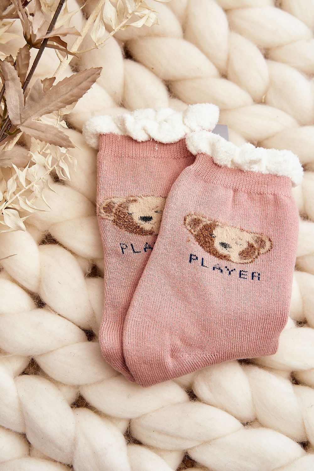 Warme Damensocken mit Teddybär – Kuschelige Wintersocken bei staycovered.de