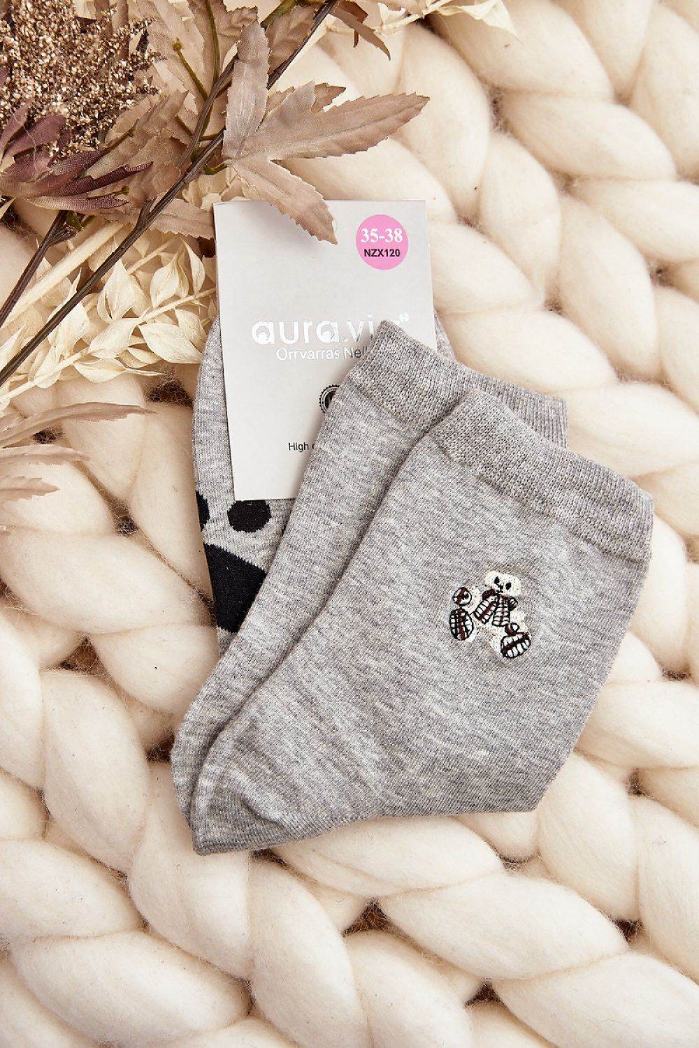 Kuschelige Teddybär-Socken Damen – Geschenkidee mit Herz - Stay Covered