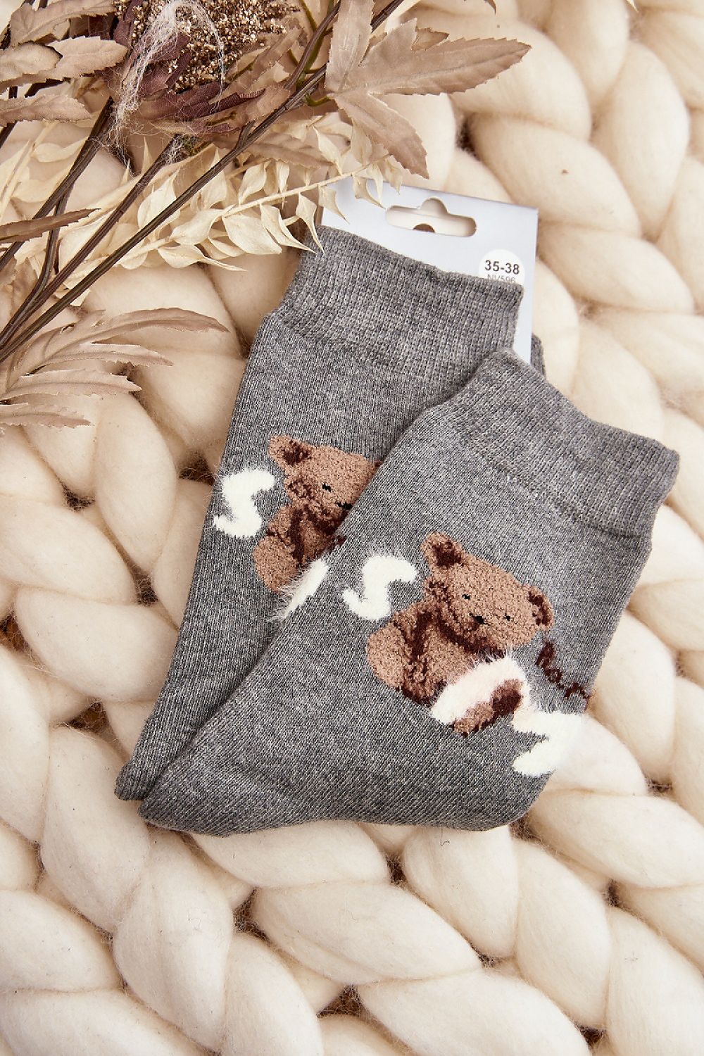 Warme Damensocken mit Teddy – Flauschige Wintersocken für kalte Tage | staycovered.de