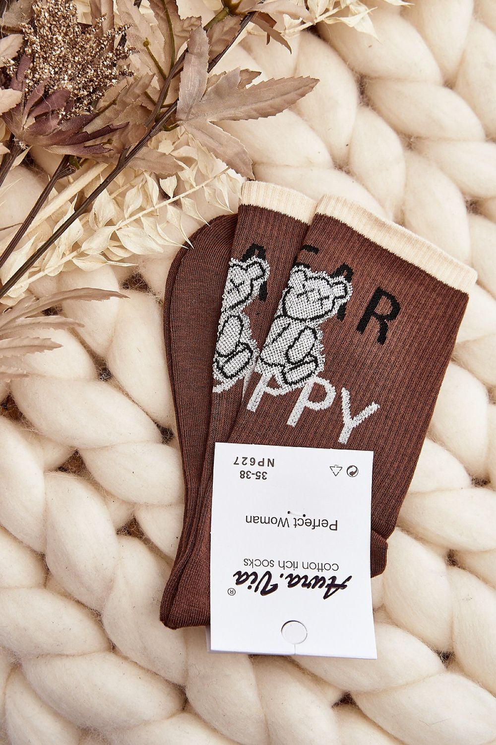 Süße Teddysocken Damen – Warme Kuschelsocken Geschenkidee | staycovered.de