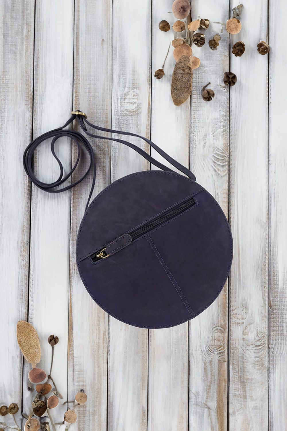  Naturledertasche model 191528 Galanter 
