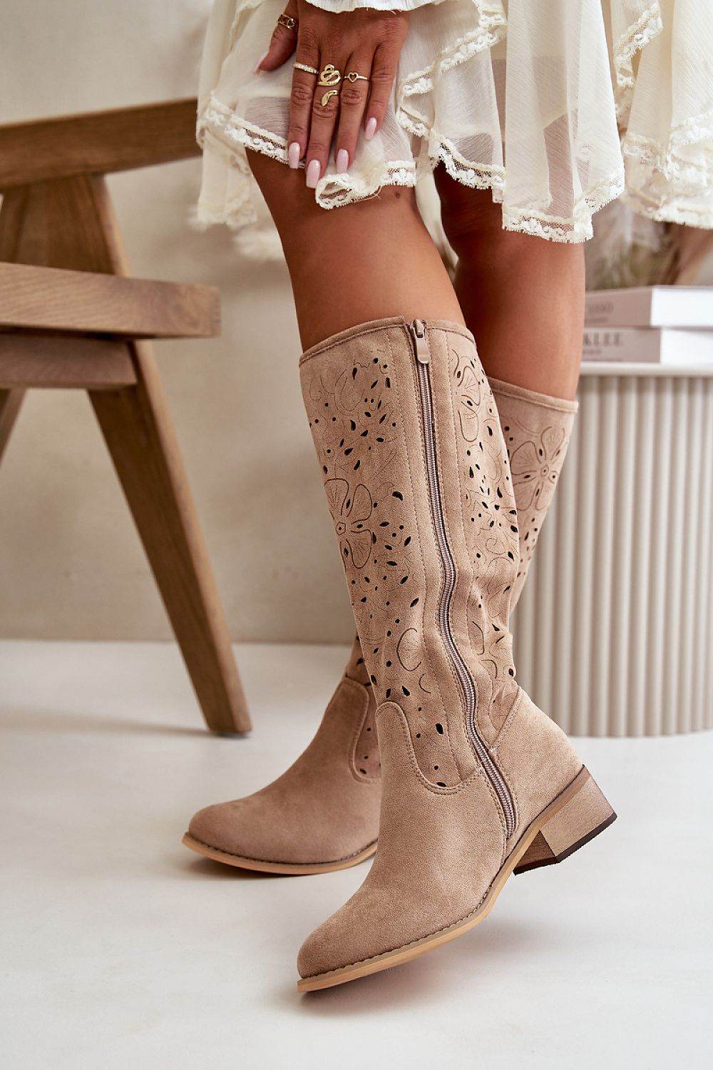 Durchbrochen Stiefel Model 199133 Step in style - Stay Covered