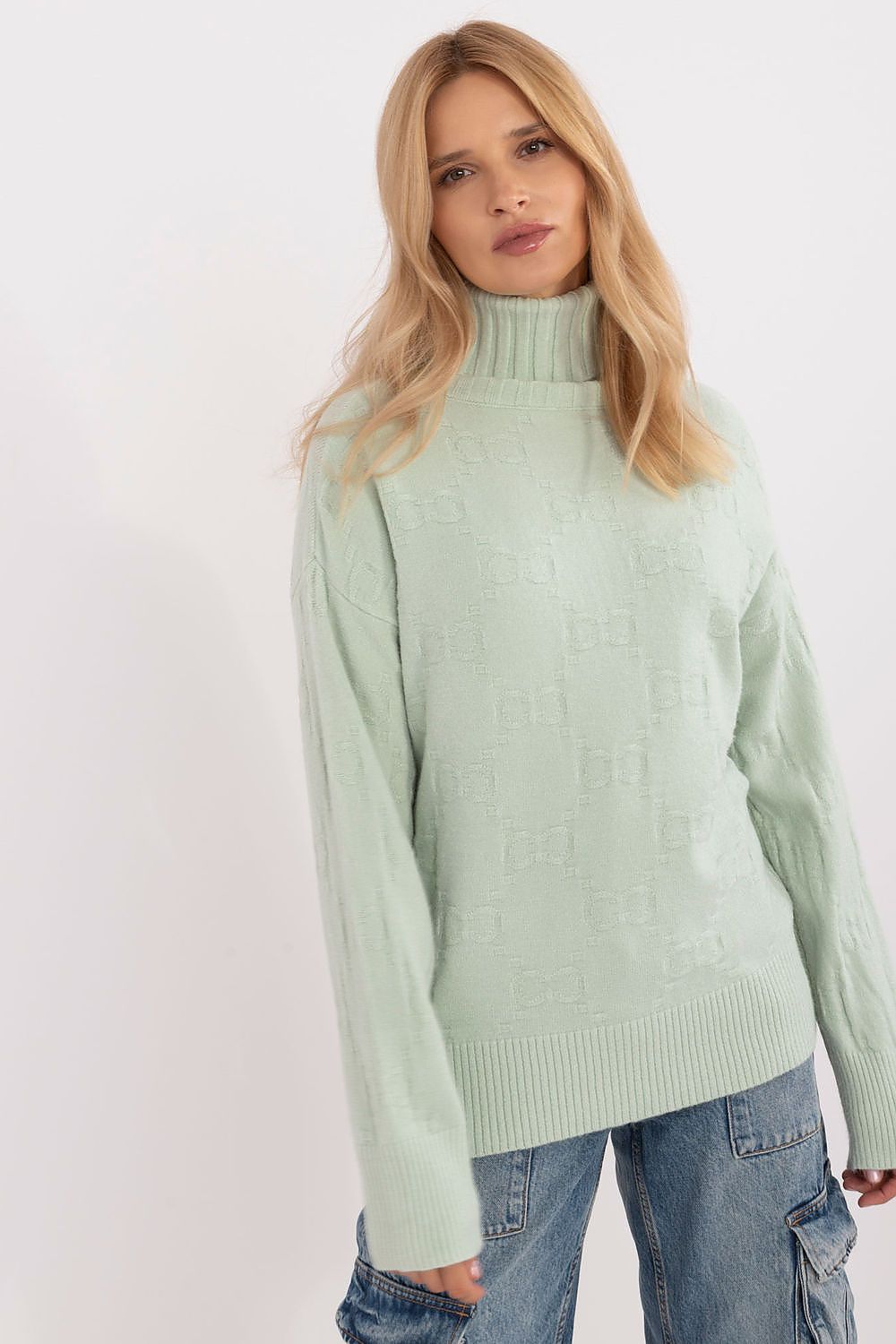  Rollkragenpullover model 199637 AT 