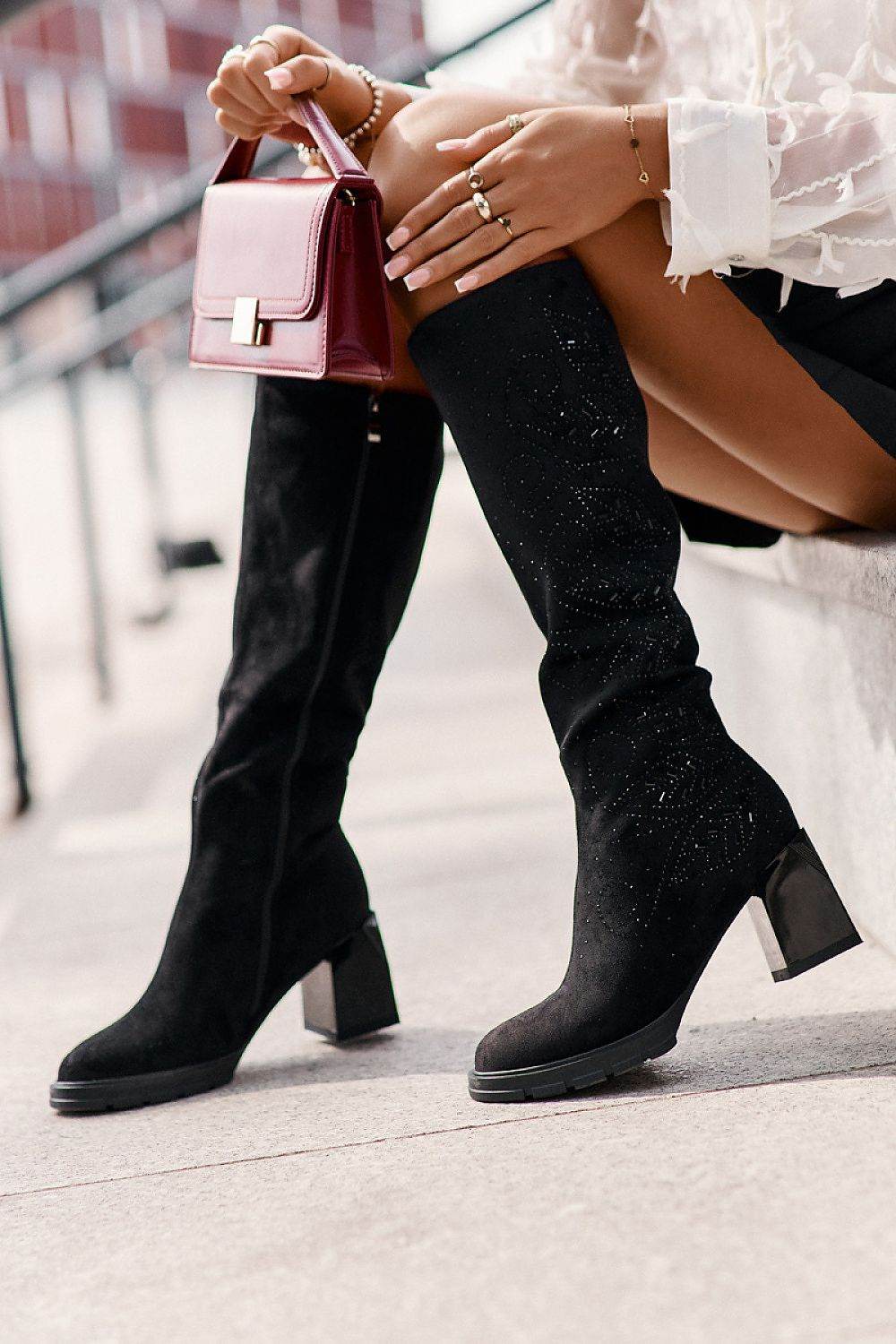 Stiefel mit Absätzen Model 200635 Step in style - Stay Covered