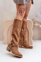 Stiefel mit Absätzen Model 203900 Step in style - Stay Covered