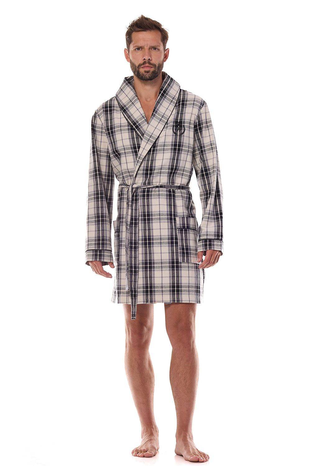 Herrenbademantel Modell 206076 - Stay Covered