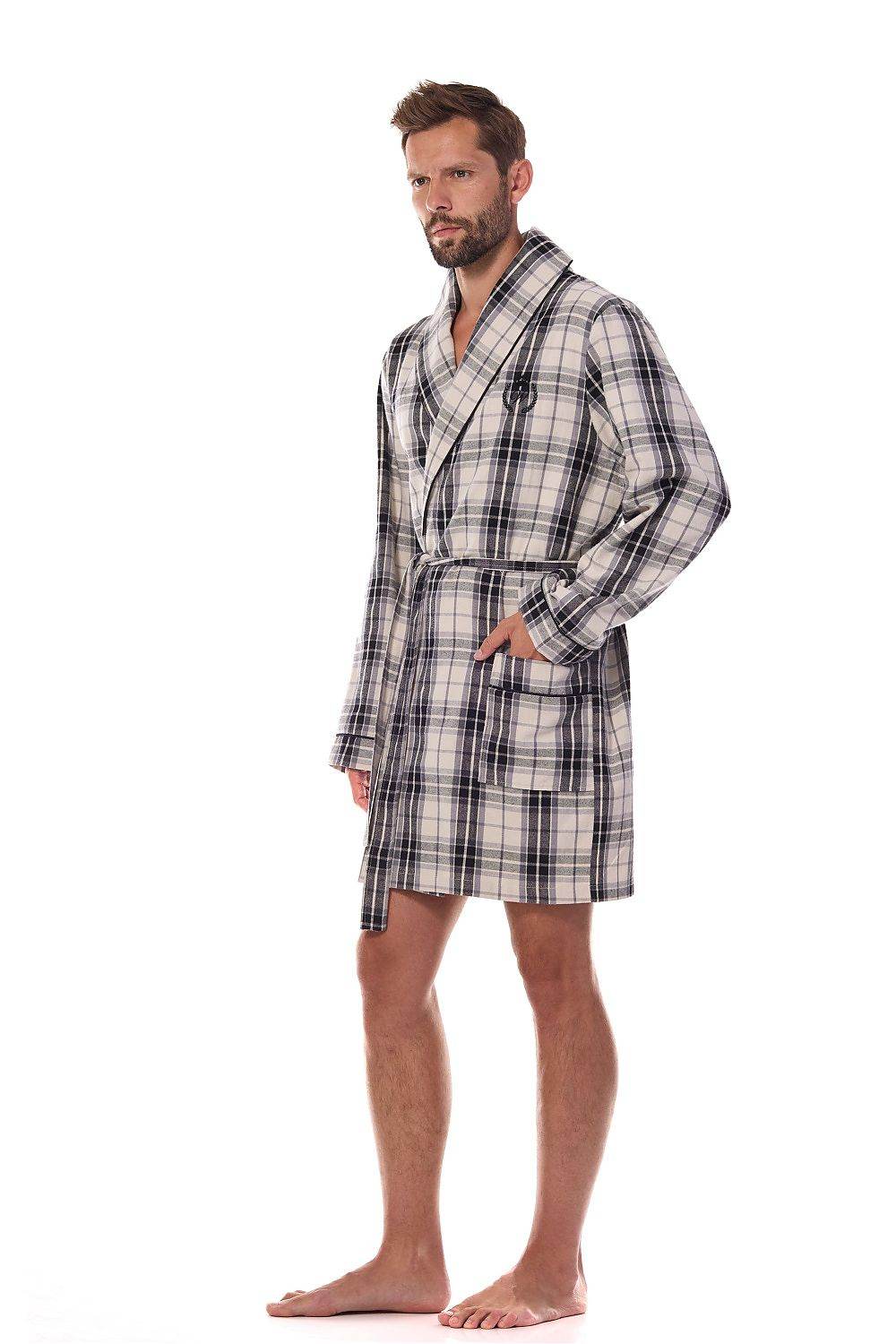 Herrenbademantel Modell 206076 - Stay Covered