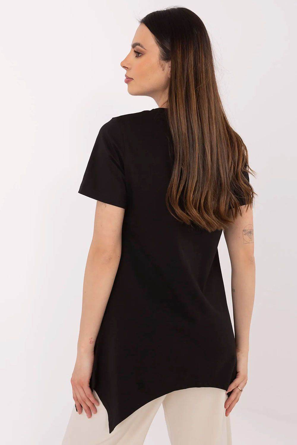 Casual Damenbluse schwarz - Stay Covered