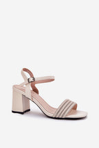  Sandalen mit Absatz model 213018 Step in style 