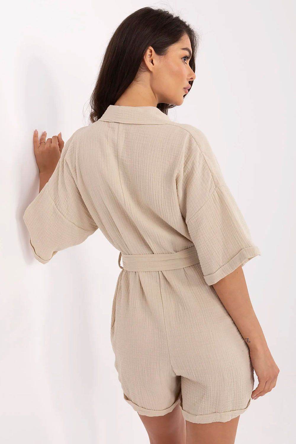 Musselin-Kombi mit Kleid-Optik beige - Stay Covered