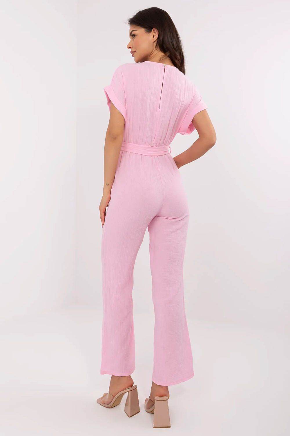 Damen-Overall aus Baumwolle - Rosa - Stay Covered