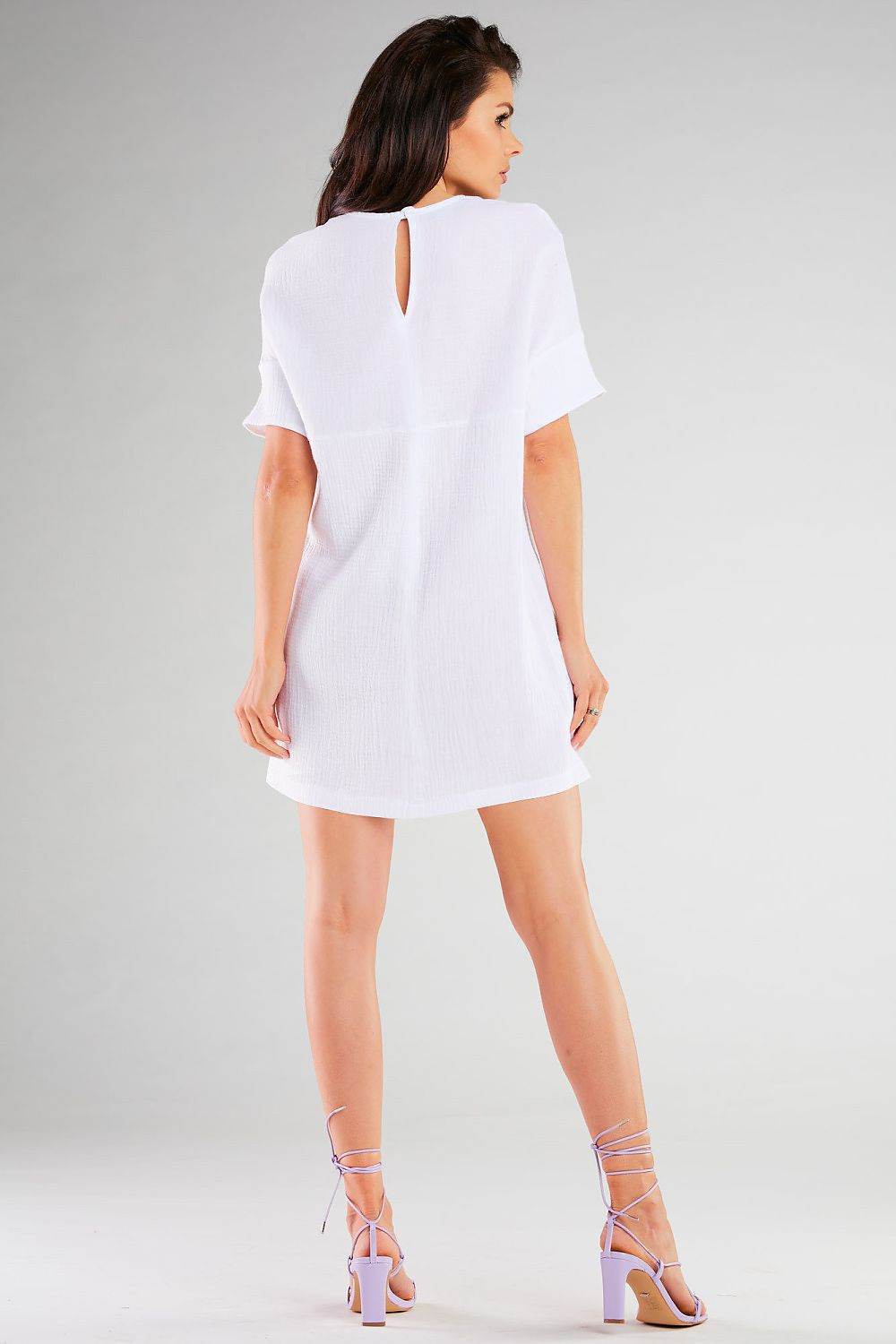 AiryShape – Lockeres Minikleid aus Baumwoll-Stretch für Sommer & Alltag - Stay Covered