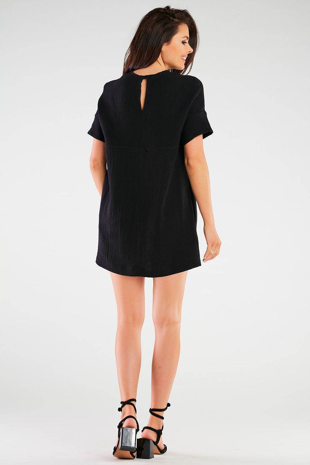 AiryShape – Lockeres Minikleid aus Baumwoll-Stretch für Sommer & Alltag - Stay Covered