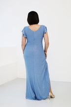  Langes Kleid model 215331 Jersa 
