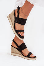Keilabsatz Sandalen Model 215639 Step in style - Stay Covered