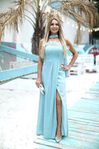  Langes Kleid model 216094 Jersa 