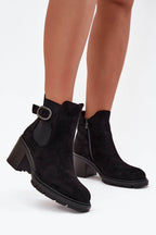 Stiefeletten mit Absatz Model 216653 Step in style - Stay Covered