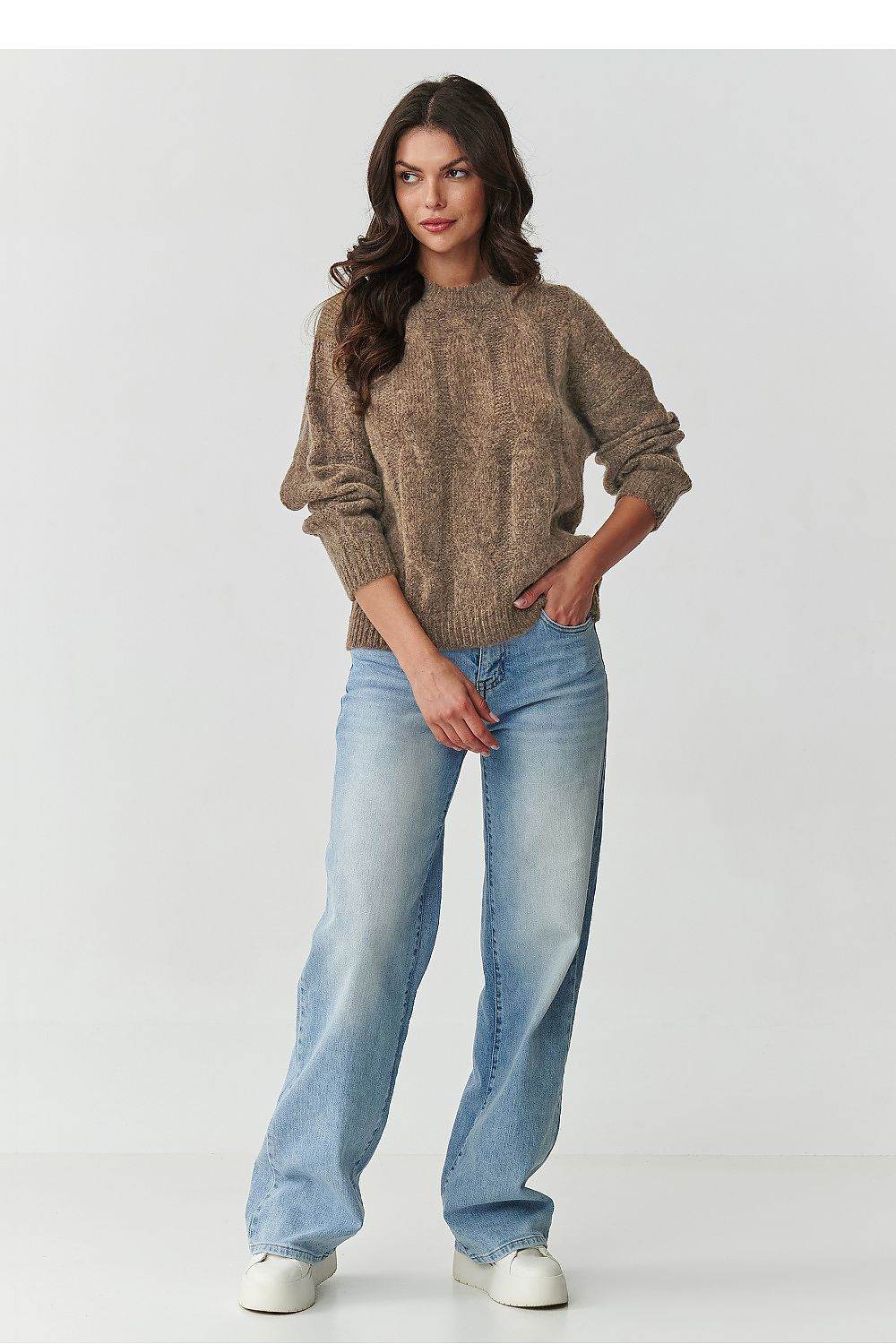 Pullover Model 217355 Makadamia - Stay Covered